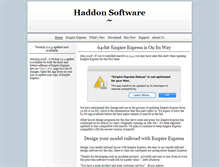 Tablet Screenshot of haddonsoftware.com